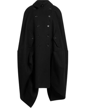 Comme des Garçons Cape Wool, Nylon - Black