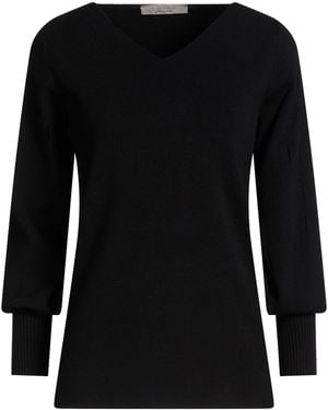 D.exterior Jumper Merino Wool, Polyester - Black