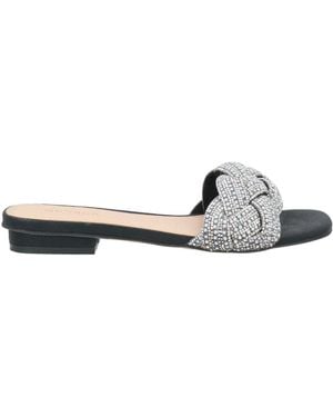 Menbur Sandals Textile Fibres - White