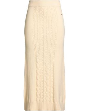White Wise Maxi Skirts - Natural