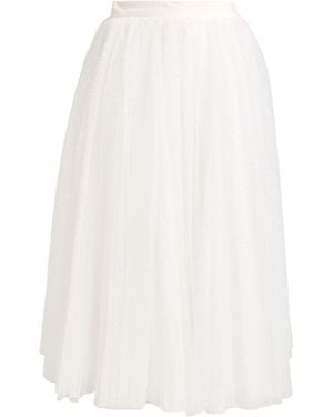 Elisabetta Franchi Jupe midi - Blanc
