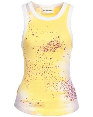 DES_PHEMMES Tank Top - Yellow