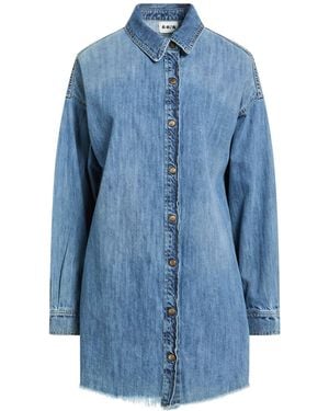 Berna Mini Dress Cotton - Blue