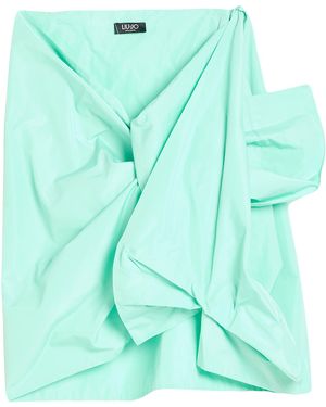 Liu Jo Light Mini Skirt Polyester - Green