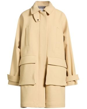 Hevò Coat Virgin Wool, Polyamide - Natural