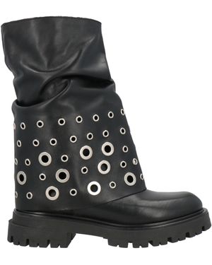 Ovyè Ankle Boots Leather - Black