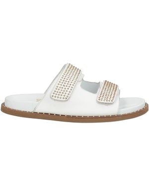 Divine Follie Sandals Leather - White