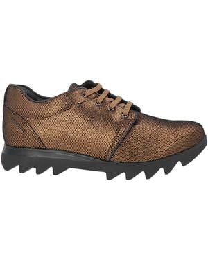Stonefly Lace-Up Shoes Textile Fibers - Brown
