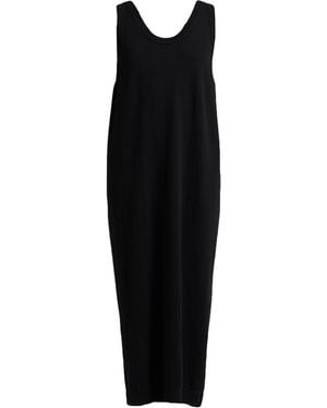 Isabel Benenato Maxi-Kleid - Schwarz