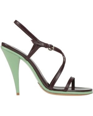 Dries Van Noten Sandals - Metallic