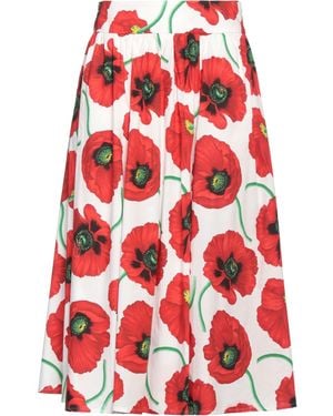 KENZO Midi Skirt Cotton - Red