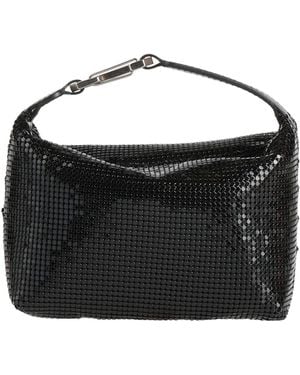 Eera Handbag Calfskin, Aluminum - Black