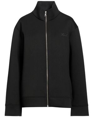 KARL LAGERFELD Sweatshirt Polyester, Viscose, Elastane - Black