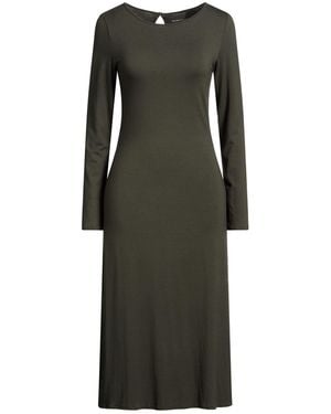 Majestic Filatures Midi Dress Viscose, Elastane - Black