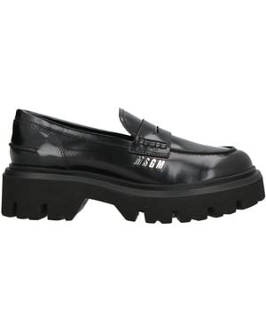 MSGM Loafers Leather - Black