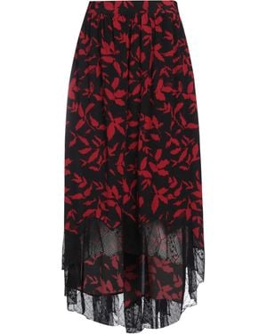 Zadig & Voltaire Gonna Midi - Rosso