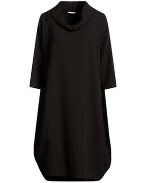Elena Miro Mini Dress Polyester, Viscose, Elastane - Black