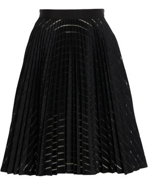 Neil Barrett Midi Skirt Cotton, Polyamide, Polyester - Black