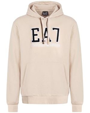 EA7 Sweatshirt Cotton, Polyester, Elastane - White