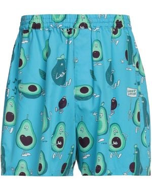 EYE JUNYA WATANABE COMME DES GARÇONS Azure Shorts & Bermuda Shorts Cotton - Blue