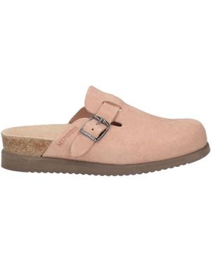 Mephisto Light Mules & Clogs Leather - Pink