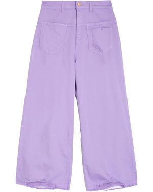 Manila Grace Jeans Cotton, Elastane - Purple
