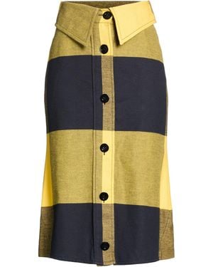 Moschino Midi Skirt Cotton - Yellow