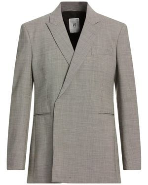 PT Torino Blazer Virgin Wool, Elastane - Gray