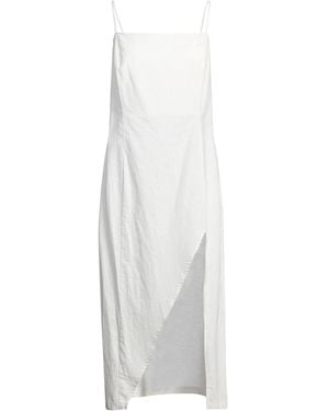 WEILI ZHENG Midi Dress - White