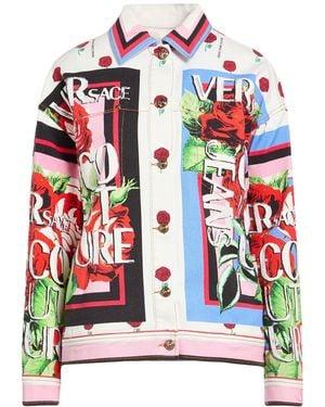 Versace Jeans Couture Denim Outerwear - Red