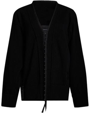 FEDERICO CINA Cardigans - Black