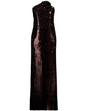 Magda Butrym Dark Maxi Dress Polyester, Nylon - Black