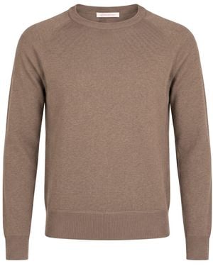 Oliver Lattughi Jumper Cashmere - Brown