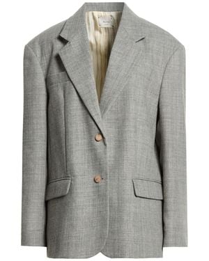 Alysi Chocolat Blazer Wool, Polyester, Linen - Grey