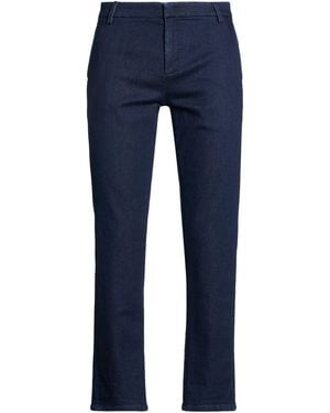 Dondup Trousers Cotton, Recycled Cotton, Eco Polyester - Blue