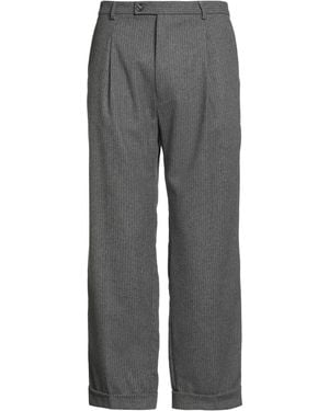 Stilosophy Pants Polyester, Wool, Viscose - Gray