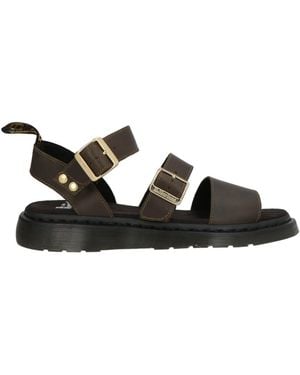 Dr. Martens Gryphon Dms Wyoming Dark Sandals Leather - Black
