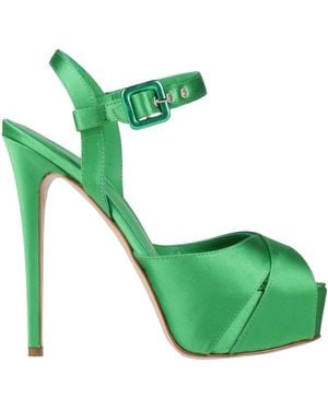 Le Silla Sandals Textile Fibers - Green