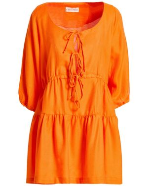 Casa Raki Mini Dress Organic Cotton - Orange