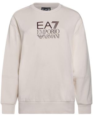 EA7 Sweatshirt Cotton, Polyester - White