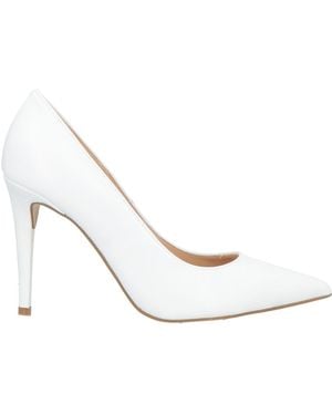 Loretta Pettinari Court Shoes Leather - White