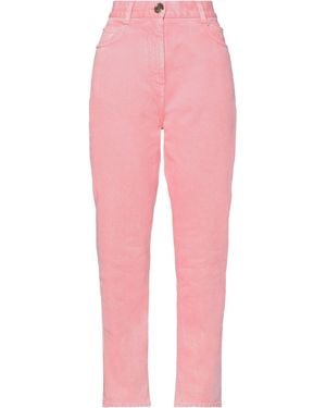 Balmain Pantalon En Jean - Rose