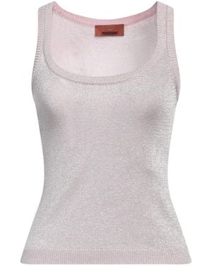 Missoni Tank Top Viscose, Metallic Fiber - Gray