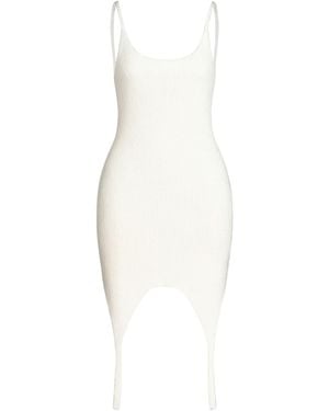 Balmain Vestido Midi - Blanco