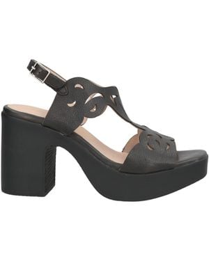 Wonders Sandals Leather - Black
