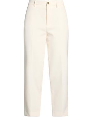 Berwich Ivory Trousers Polyester, Elastane - White