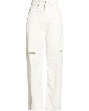 Aniye By Ivory Pants Cotton, Elastane - White