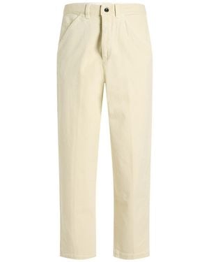 Incotex Pants Cotton, Elastane - Natural