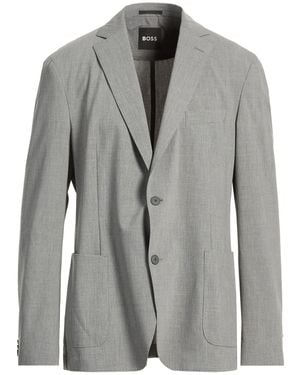 BOSS Blazer Polyester, Wool, Viscose, Elastane - Gray