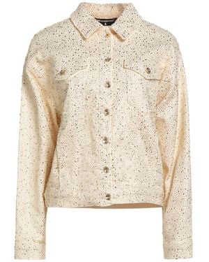 Patrizia Pepe Denim Outerwear Cotton, Elastane, Glass - Natural